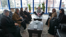 EĞİTİMCİ BAŞKAN'A ÖĞRETMENLER GÜNÜNDE YOĞUN ZİYARET