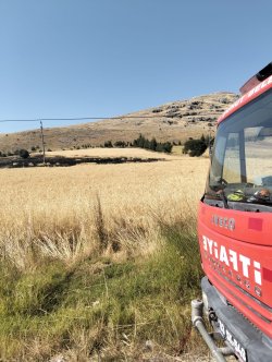 İCİKLİ KÖYÜ MEVKİİNDE ÇIKAN YANGINI İTFAİYE EKİPLERİMİZ SÖNDÜRDÜ