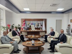 BAŞKAN ÖZAŞKIN’DAN İL MİLLİ EĞİTİM MÜDÜRÜ ALTINKAYNAK’A HAYIRLI OLSUN ZİYARETİ