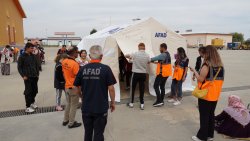 ŞUHUT’TA AFET EĞİTİMİ ENGEL TANIMADI