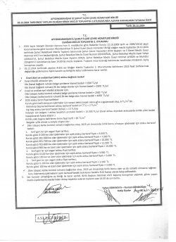 ÇEVRE HİZMETLERİ BİRLİĞİ OLAĞAN MECLİS TOPLANTISI KARAR ÖZETLERİ