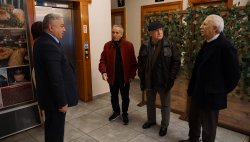 CEMİL ÇİÇEK İLE YAVUZ DONAT ŞUHUT'U ZİYARET ETTİ