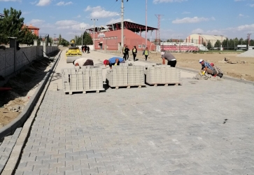 STADYUM YOL GENİŞLETME ÇALIŞMALARI TAMAMLANDI