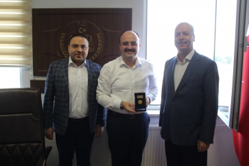 İlçemize Atanan Cumhuriyet Savcısı İbrahim Selim Yazıcı'ya, Ak Parti İlçe Başkanı Harun Korkmaz İle Birlikte Hayırlı Olsun Ziyaretinde Bulunduk