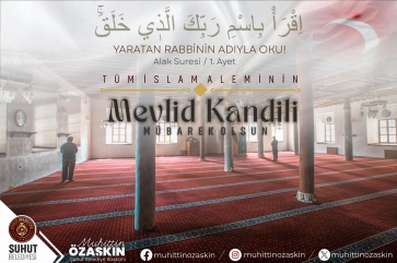 Başkan Özaşkın'dan Mevlid Kandili Mesajı
