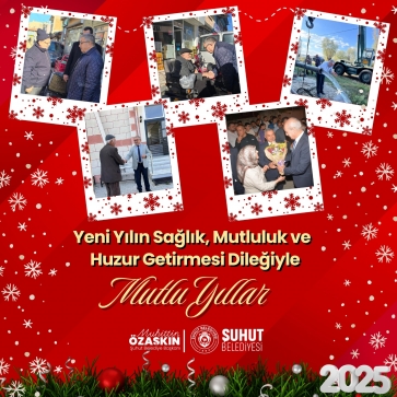 BAŞKAN ÖZAŞKIN'DAN YENİ YIL MESAJI