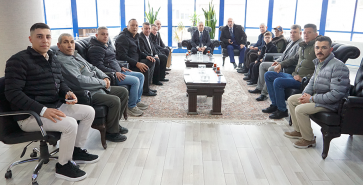 ŞUHUT BELEDİYESİ’NDE BAYRAMLAŞMA TÖRENİNE YOĞUN İLGİ