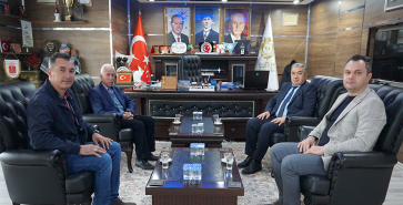 TÜRK TELEKOM İL MÜDÜRÜ ULUDOĞAN’DAN BAŞKAN ÖZAŞKIN’A ZİYARET