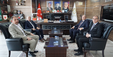 TÜRK EĞİTİM-SEN’DEN BAŞKAN ÖZAŞKIN’A ZİYARET