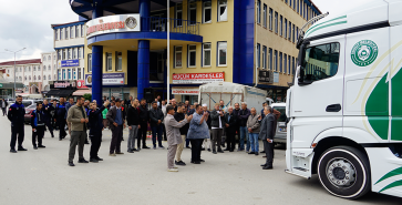 ŞUHUT BELEDİYESİ FİLOMUZA 36 TONLUK TANKER EKLENDİ