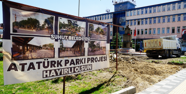 ATATÜRK PARKI PROJESİNDE ÇALIŞMALAR BAŞLADI