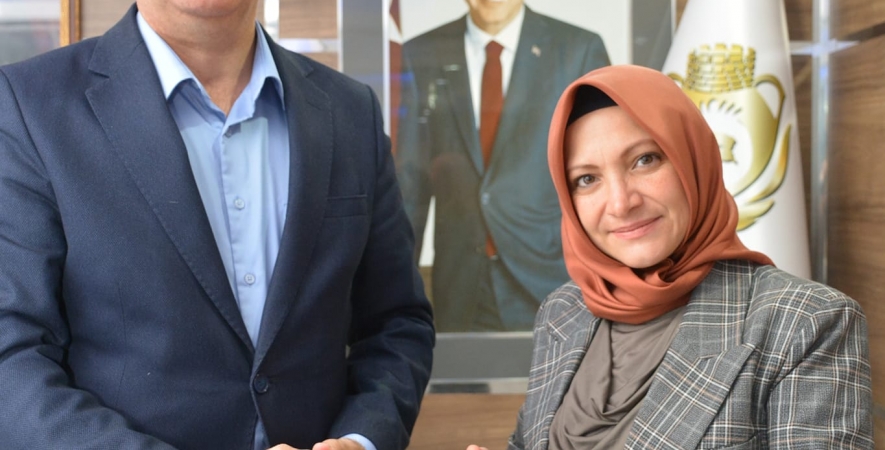 27. Dönem AK Parti Milletvekili Adayı ve Heyeti Başkan Bozkurt'a Ziyareti