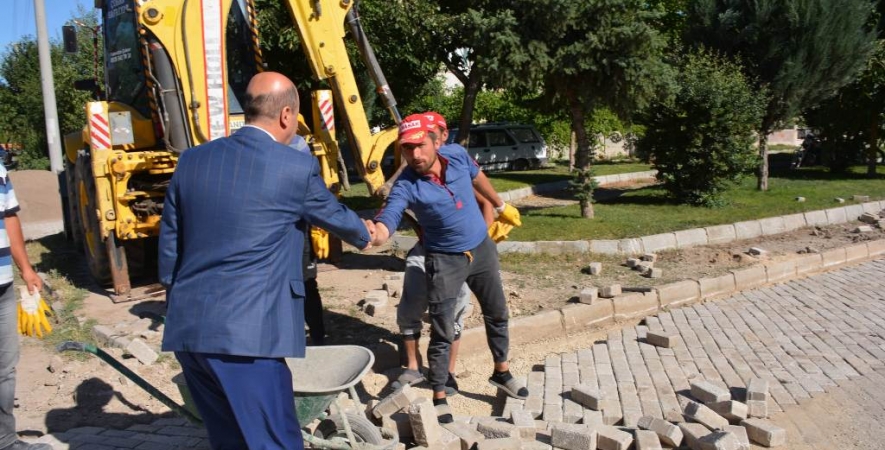 Başkan Bozkurt Saha Çalışmalarını Yerinde İnceledi.