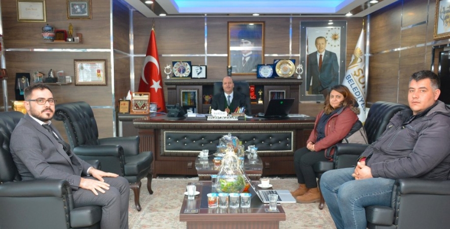 Anadolu Ajans Yetkililerinden Başkan Bozkurt'a Ziyaret