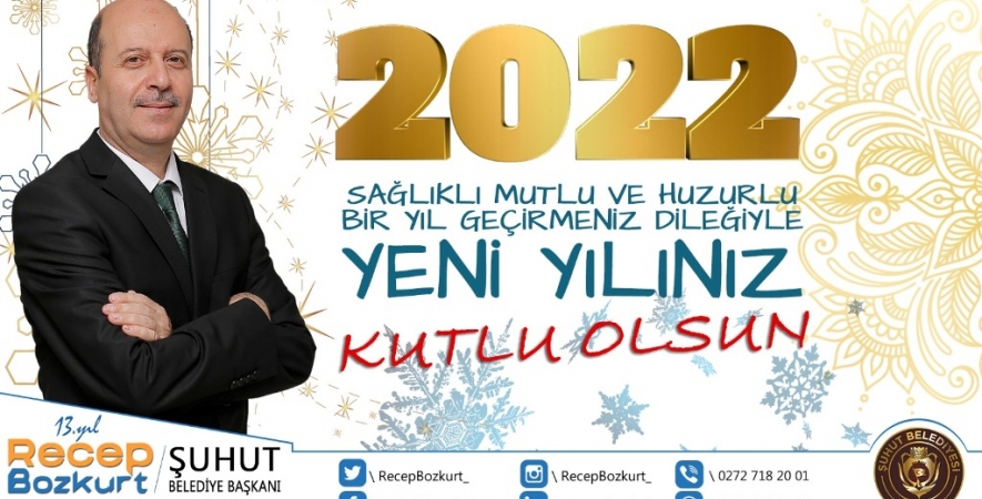 Başkan Bozkurt’tan Yeni Yılı Mesajı