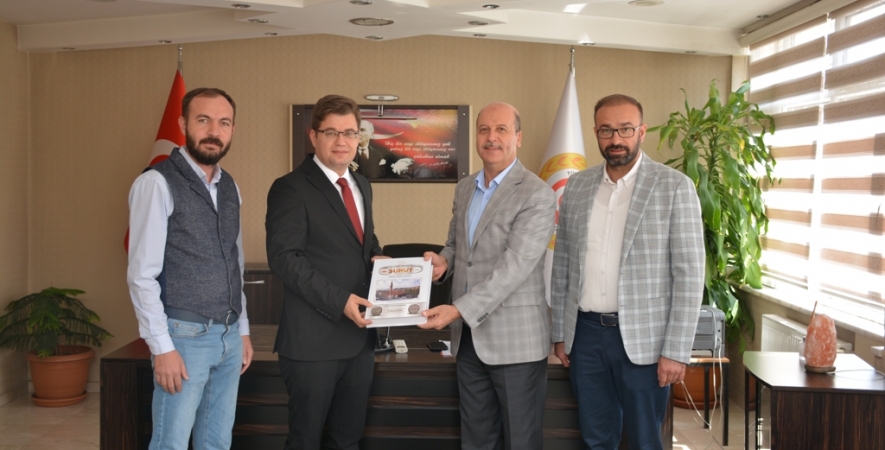 Başkan Bozkurt'tan Kaymakam Düzgün'e Hayırlı Olsun Ziyareti.