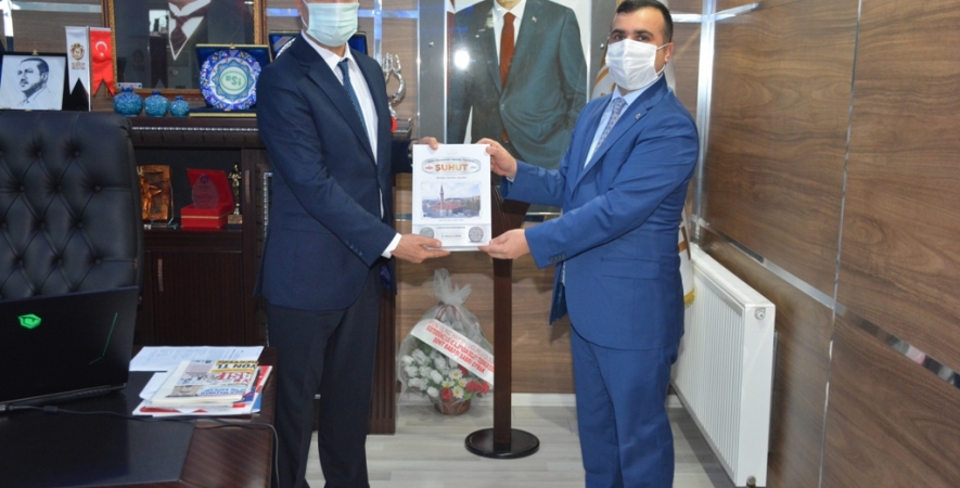 İl Nüfus ve Vatandaşlık Müdürü Erkan Tanyeri Başkanımız Recep Bozkurt'u Ziyaret Etti