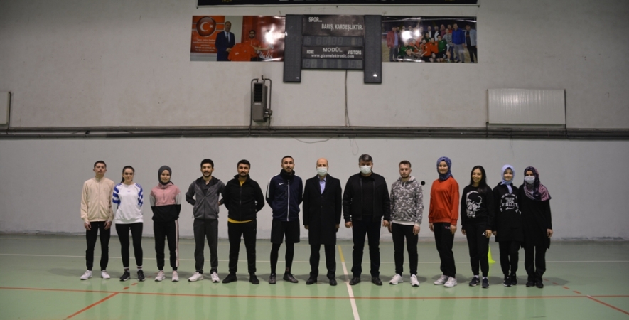 Başkan Bozkurt'tan Polis Adaylarına Ziyaret.