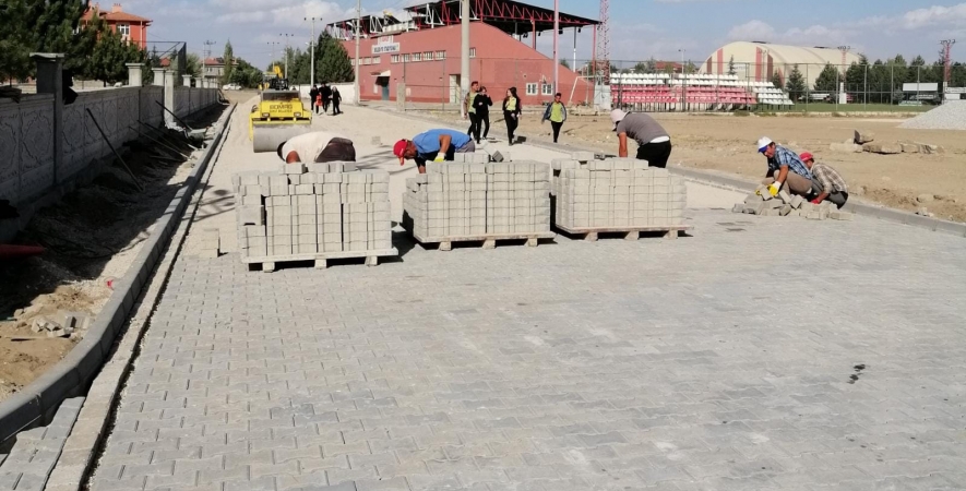 STADYUM YOL GENİŞLETME ÇALIŞMALARI TAMAMLANDI