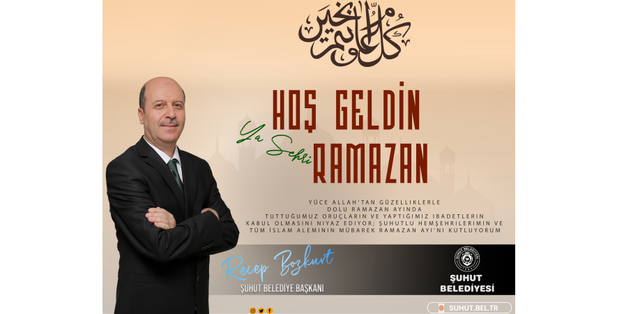 Başkan Bozkurt'tan Ramazan Ayı Mesajı