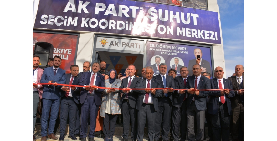 Başkan Bozkurt Seçim Koordinasyon Merkezi Açılışı ve Bayramlaşma Merasimine katıldı.