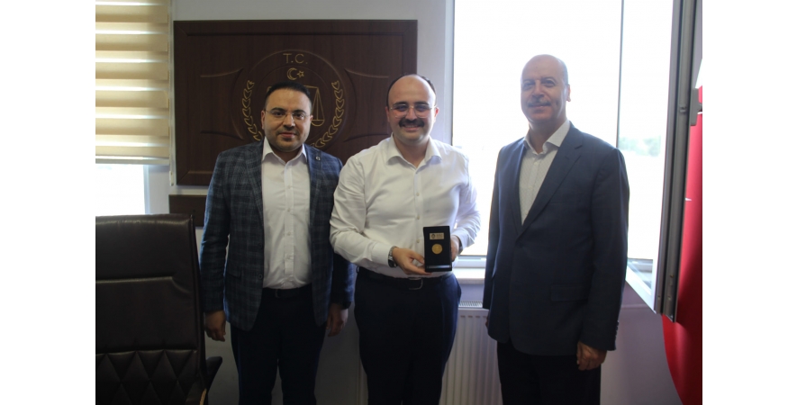 İlçemize Atanan Cumhuriyet Savcısı İbrahim Selim Yazıcı'ya, Ak Parti İlçe Başkanı Harun Korkmaz İle Birlikte Hayırlı Olsun Ziyaretinde Bulunduk