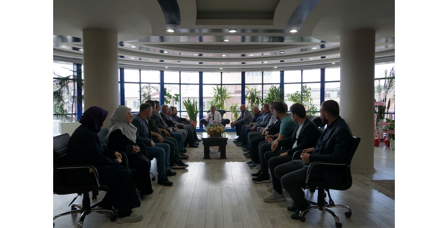 AK PARTİ HEYETİNDEN BAŞKAN ÖZAŞKINA HAYIRLI OLSUN ZİYARETİ