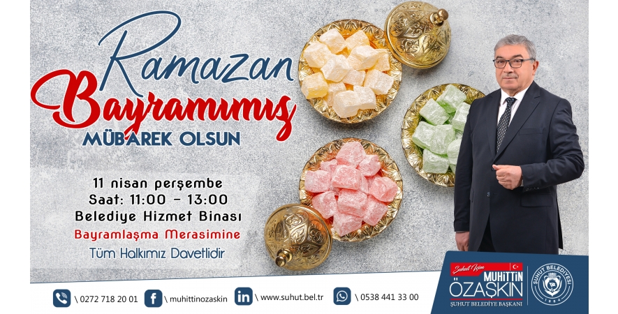 BAŞKAN ÖZAŞKINDAN BAYRAM MESAJI 