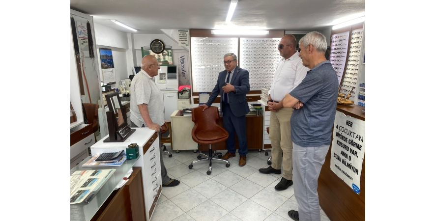 BAŞKAN ÖZAŞKIN'DAN ESNAF ZİYARETLERİ 