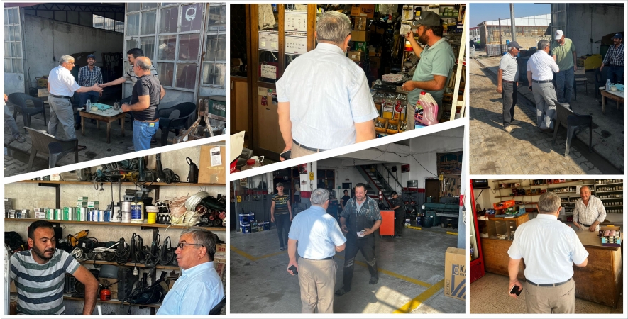 Başkan Özaşkın Sanayi Esnafıyla Buluştu: “Her Zaman Yanınızdayız”