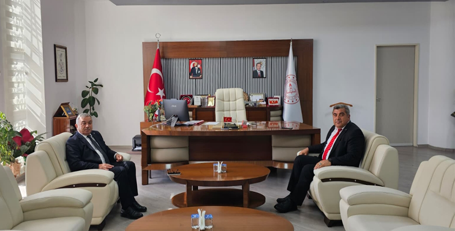 BAŞKAN ÖZAŞKIN’DAN İL MİLLİ EĞİTİM MÜDÜRÜ’NE ZİYARET