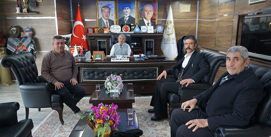 PALA DAYI BAŞKAN ÖZAŞKIN’I ZİYARET ETTİ