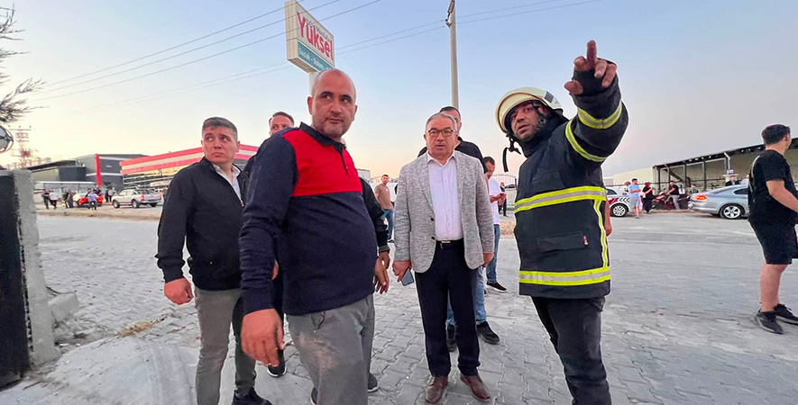 ŞUHUT BELEDİYESİ İTFAİYESİNDEN ZAMANLA YARIŞ
